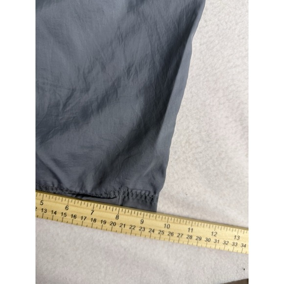 Vintage Nike Track Pants Men's Large Grey Navy Blue Stripe Y2K - Picture 9 of 11